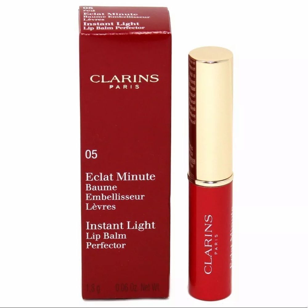 CLARINS INSTANT LIGHT LIP BALM PERFECTOR-RED